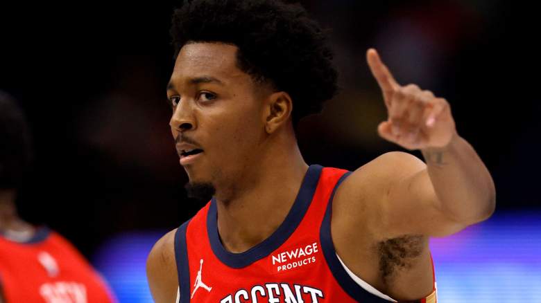 Trey Murphy III #25 of the New Orleans Pelicans is a big name on the NBA trade rumor mill