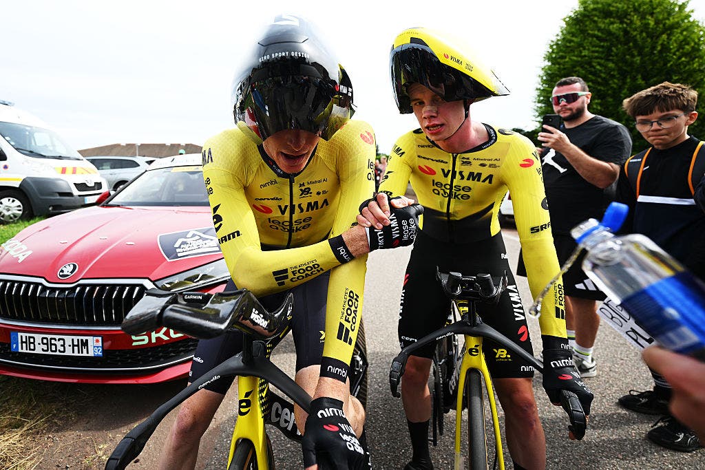Jorgenson stole seconds in the GC fight in the Dauphiné stage 3 team time trial.