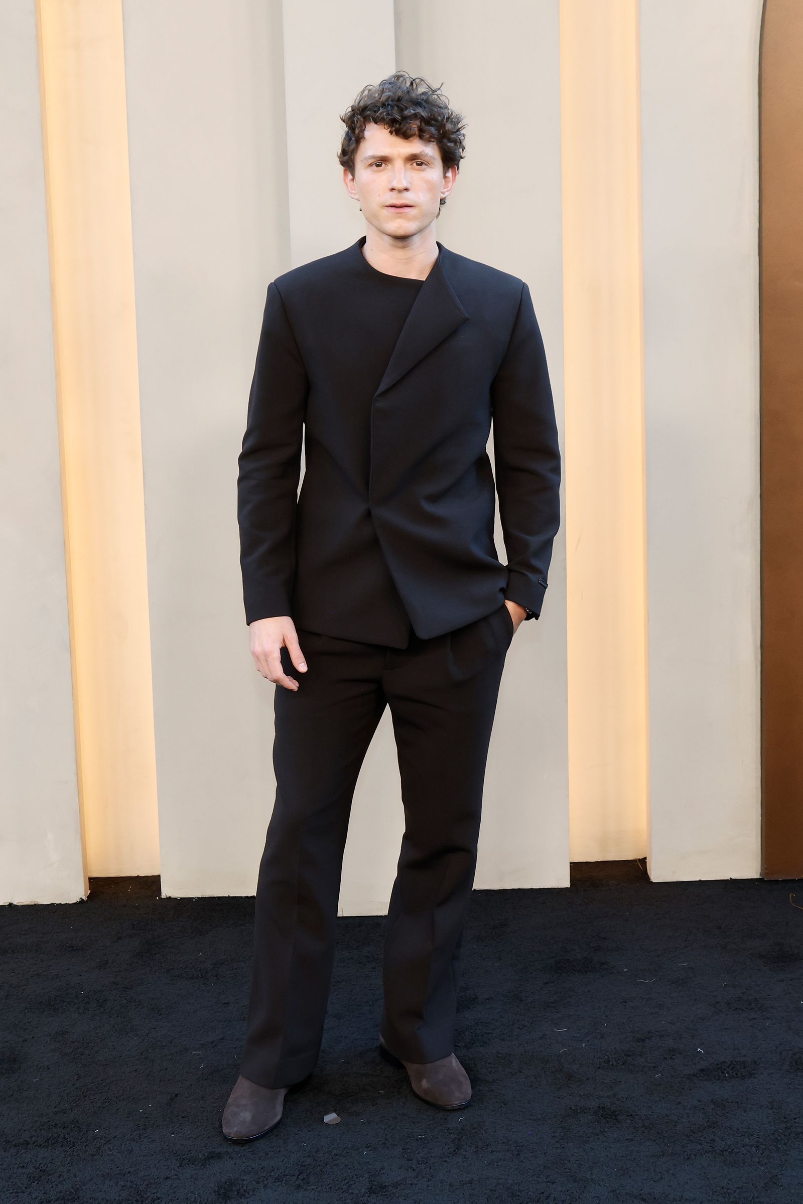 Tom Holland attending the New York premiere of The Odyssey at AMC Lincoln Square Theater