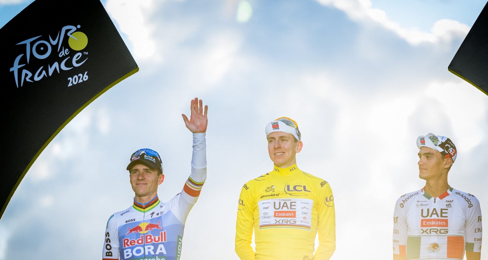 Remco Evenepoel (left) finished as runner up in the Tour de France (Photo: Jasper Jacobs / Belga via AFP)