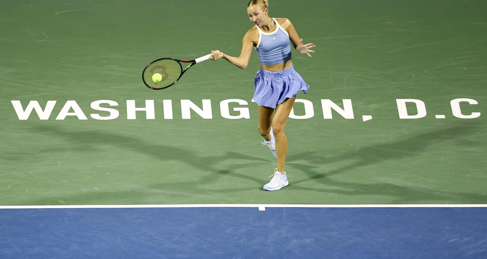 Potapova breaks through in Washington after beating Venus Williams in opener