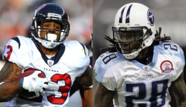 Arian Foster Chris Johnson als