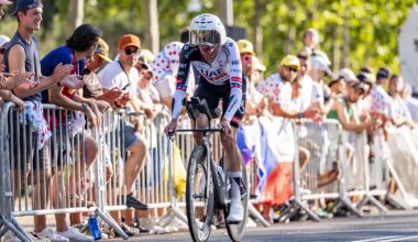 US rider Brandon McNulty knocked off bike by car driver before Tour de France time trial on stage 16