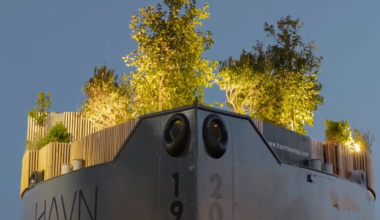 Floating spa approved for Kits waterfront