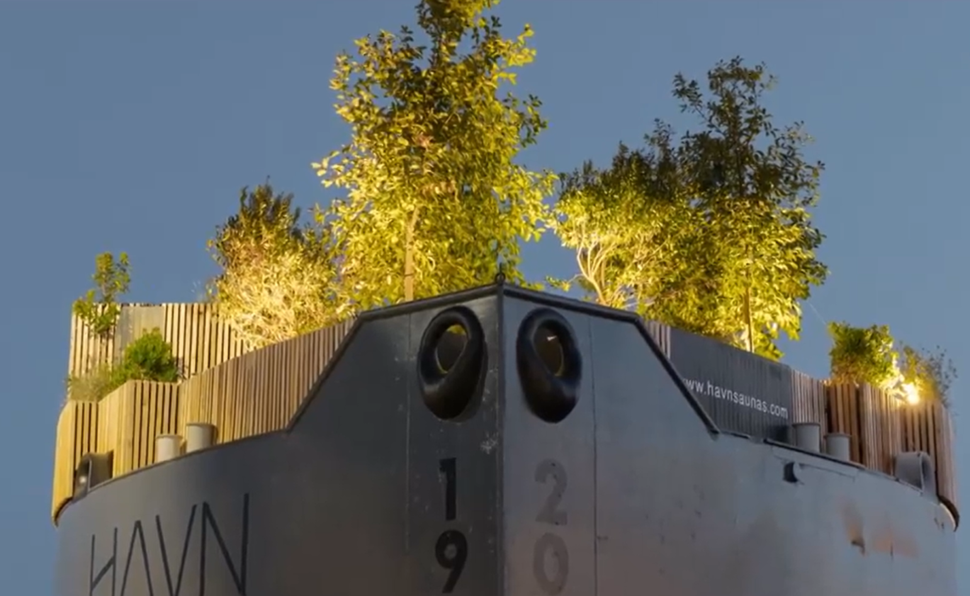 Floating spa approved for Kits waterfront