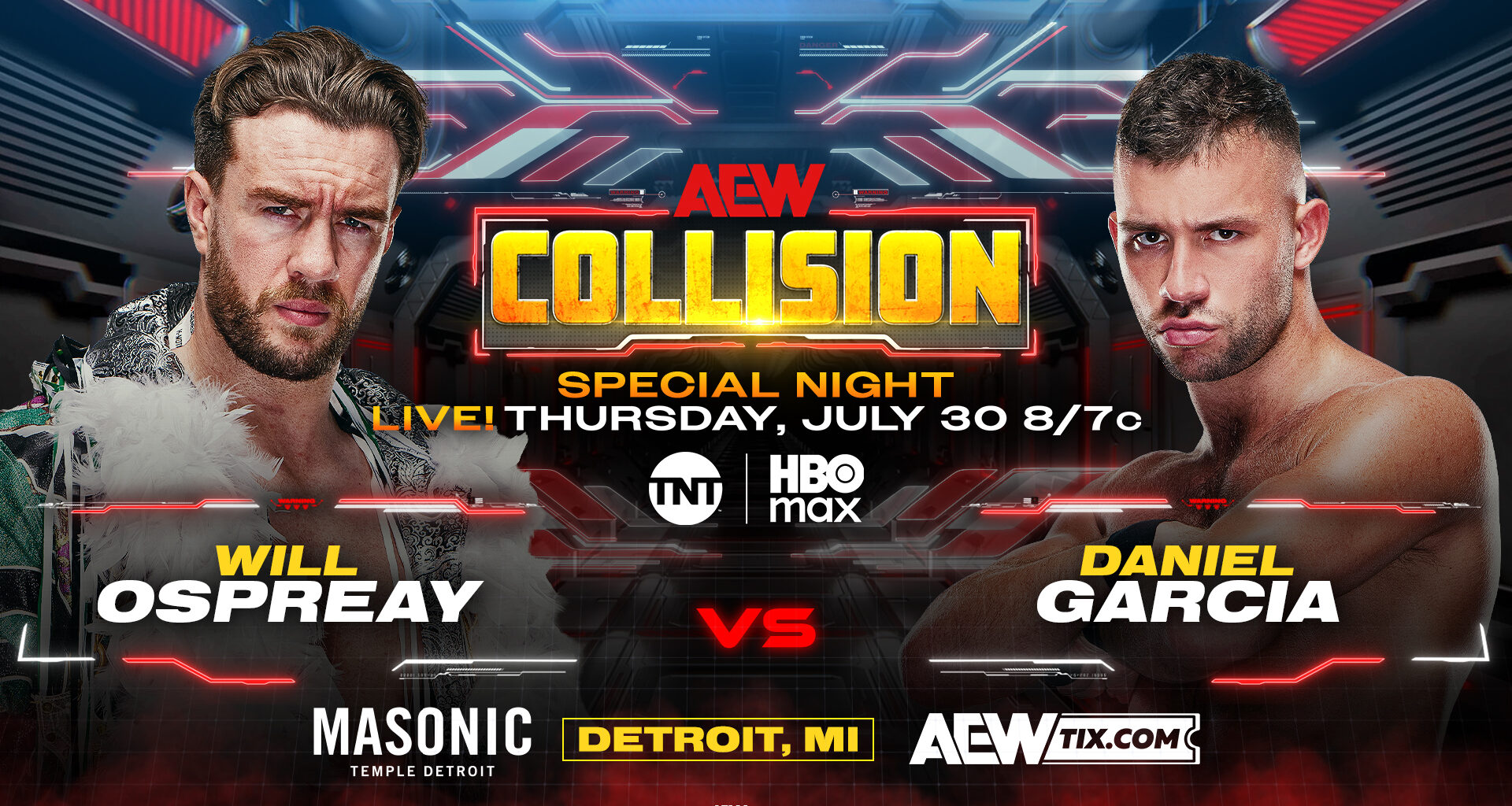 AEW Collision live results: Will Ospreay vs. Daniel Garcia