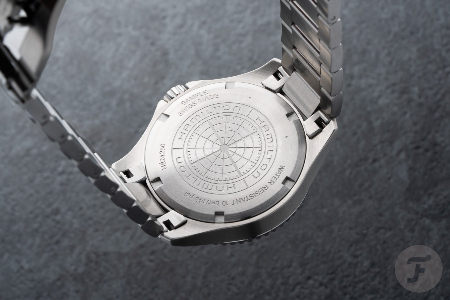 Hamilton Khaki Navy Scuba Auto case back