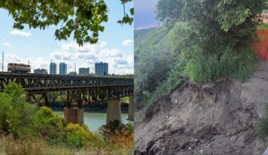 Heavy rainfall forces multi-day closure of High Level Bridge’s west sidewalk