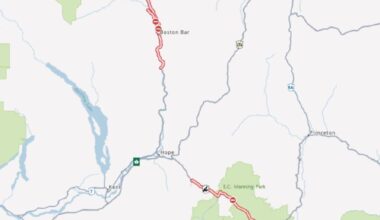 Wildfires close portions of Highway 1, 3
