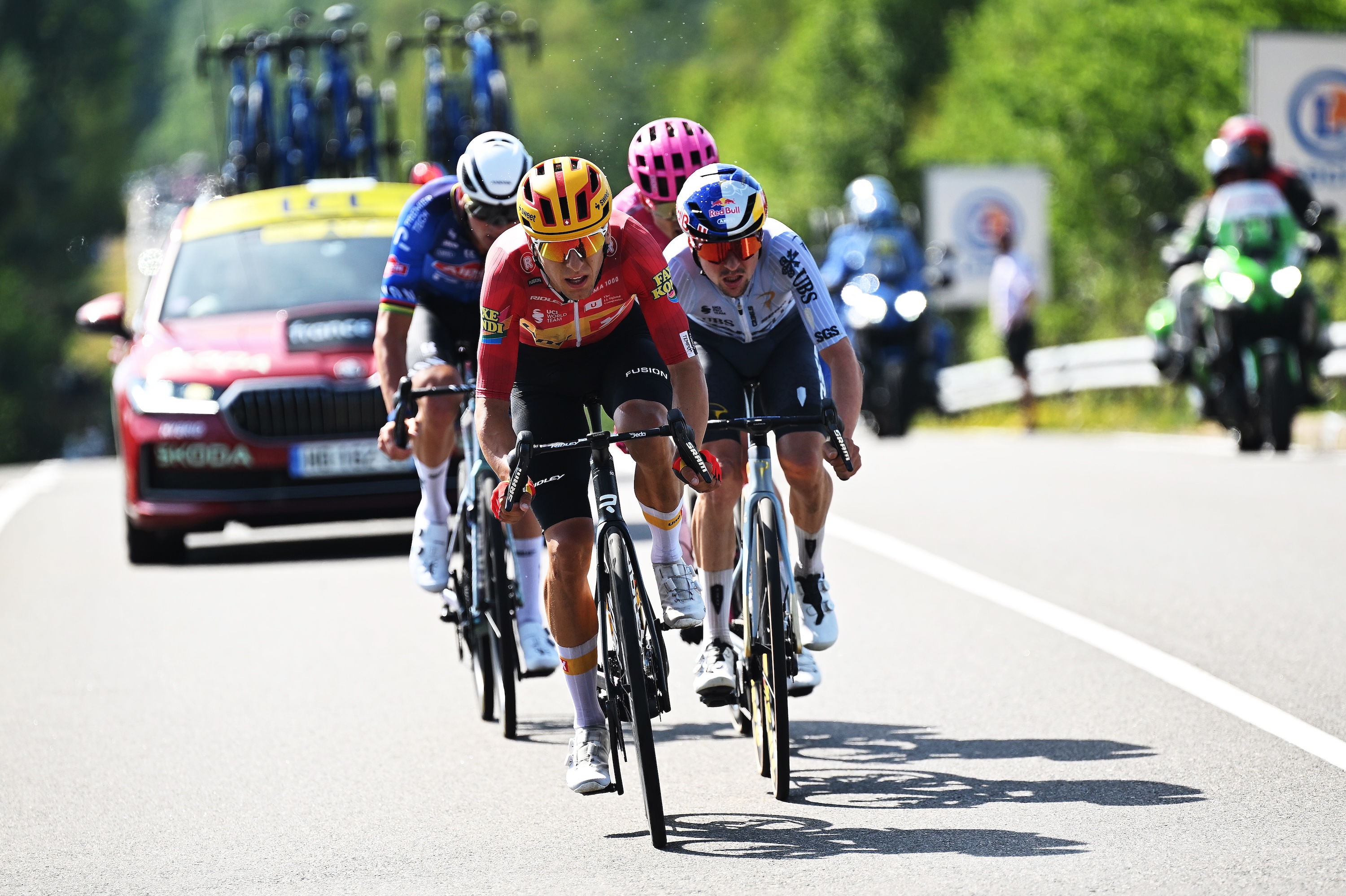 Tobias Halland Johannessen at the Tour de France