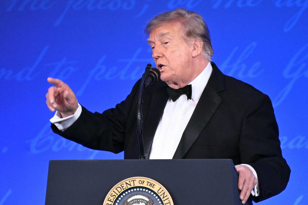 US President Donald Trump (Photo: Mandel NGAN / AFP) אירוע כתבי הבית הלבן בוושינגטון, ארה"ב