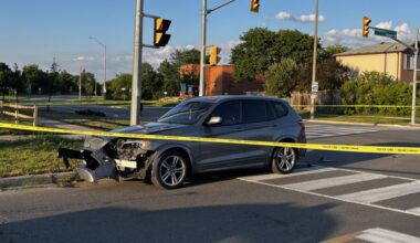 A motorcyclist has been seriously injured after a collision in Brampton on July 8, 2026. CITYNEWS/Joe Lotocki