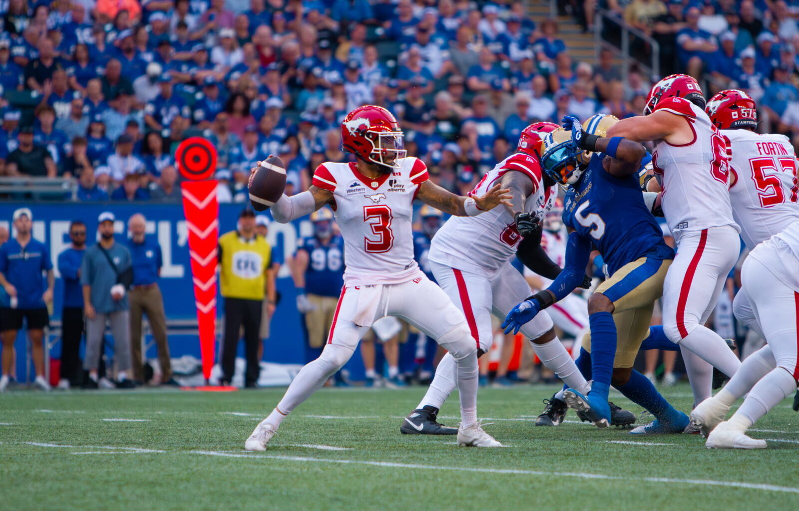 High five: how the Calgary Stampeders ground down the Blue Bombers
