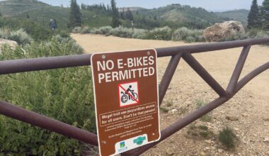Why e-bikes are banned from this city's famous singletrack (unless you're over 65)