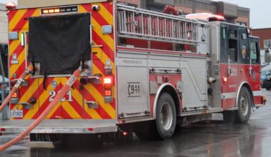 Suspect sought after suspicious fire at empty Montreal building