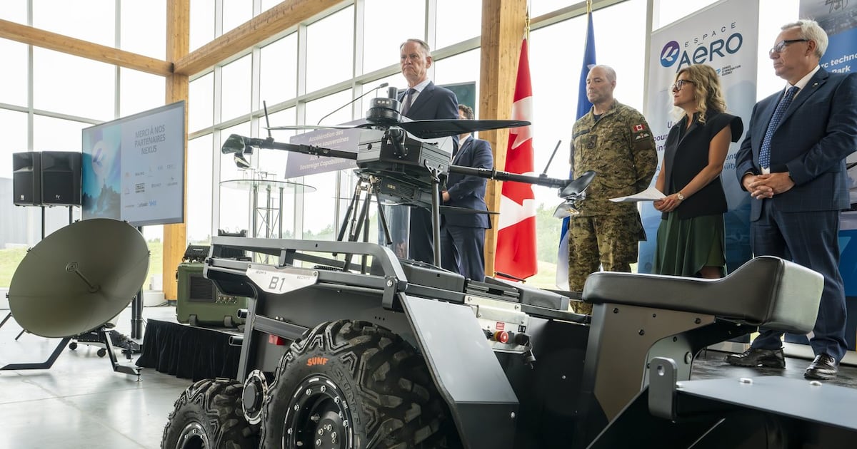 Ottawa to create military drone research facility in Quebec