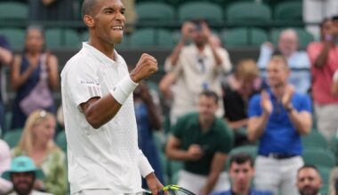 Auger-Aliassime advances to third round at Wimbledon