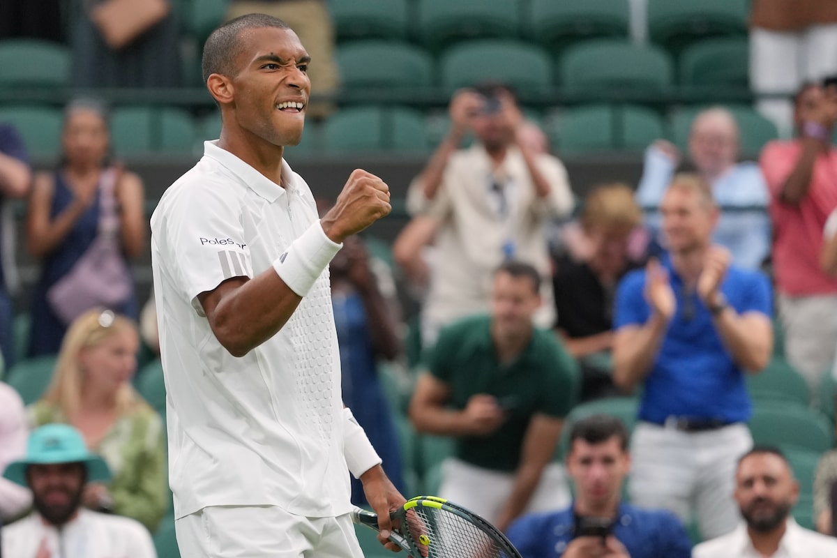 Auger-Aliassime advances to third round at Wimbledon