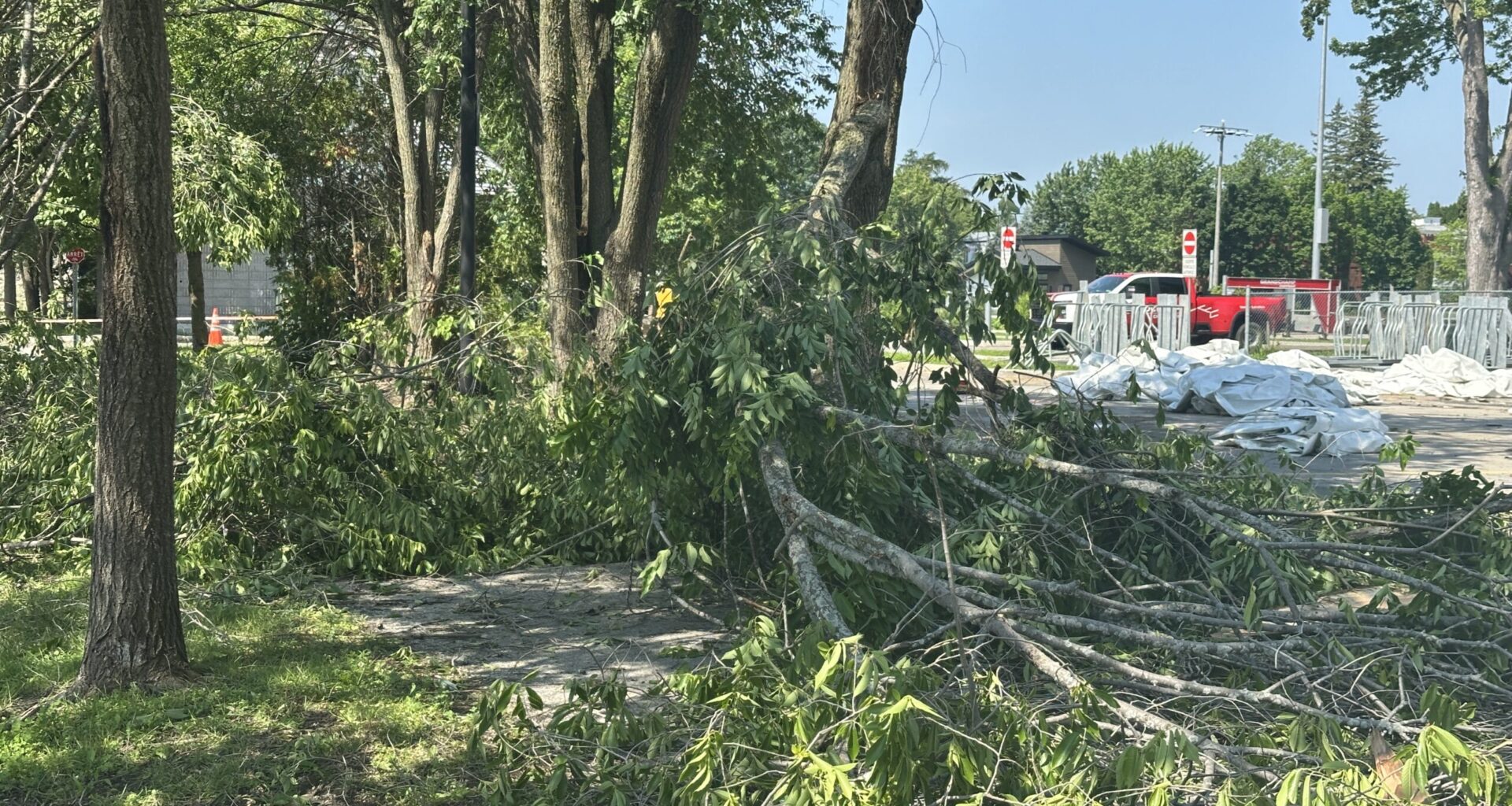 Storm rips through Laurentians, Lanaudière amid heat wave