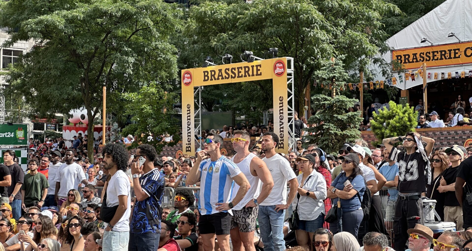 Thousands celebrate Spain's World Cup victory over Argentina in downtown Montreal