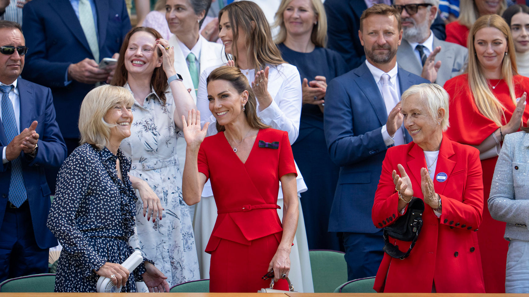 HRH The Princess of Wales joins Royal Box Day 13 - Wimbledon