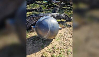 Mystery spheres on beach are likely space debris that fell back to Earth - CTV News