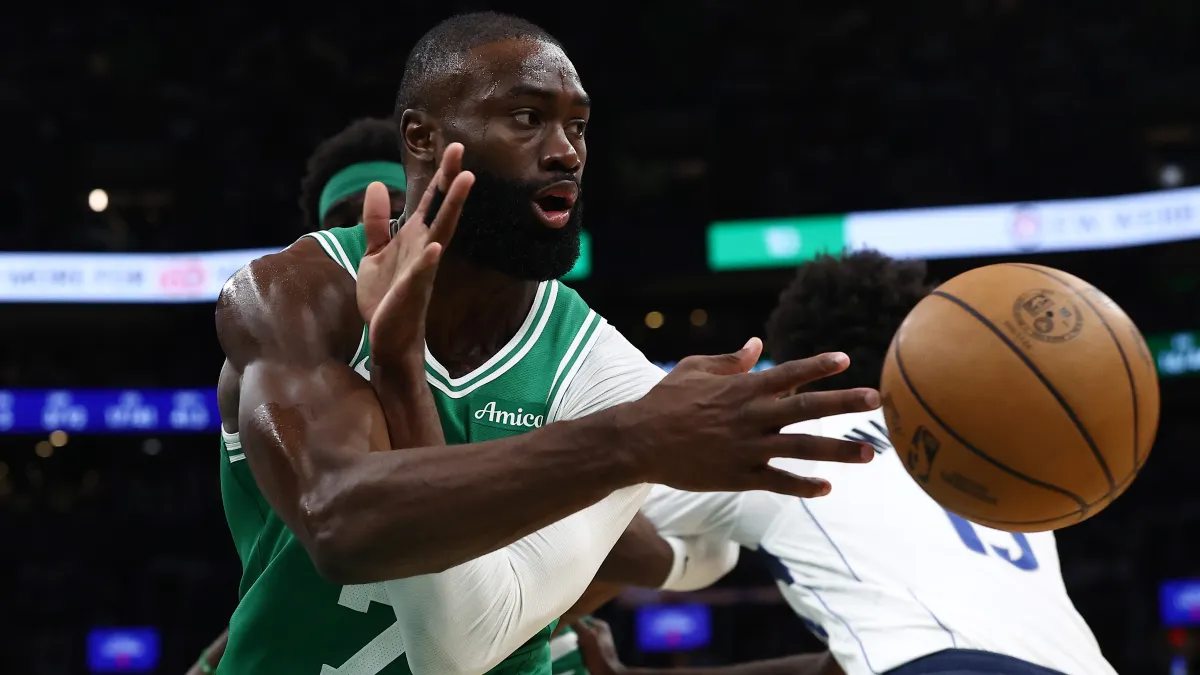 Tim MacMahon reveals that front offices around the NBA did not like Jaylen Brown's value image