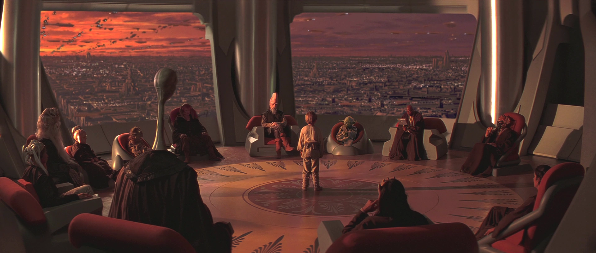 Jedi Council in The Phantom Menace