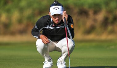 Thitikul takes two stroke lead at AIG Women's Open