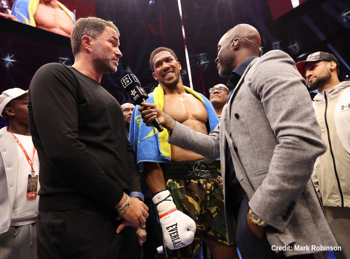 Image: Eddie Hearn Thought Anthony Joshua