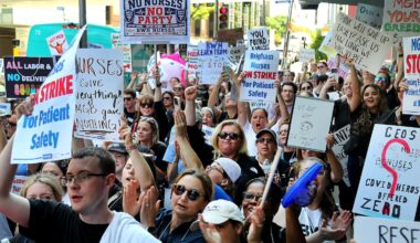 Brigham nurses strike over union contract about pay and insurance