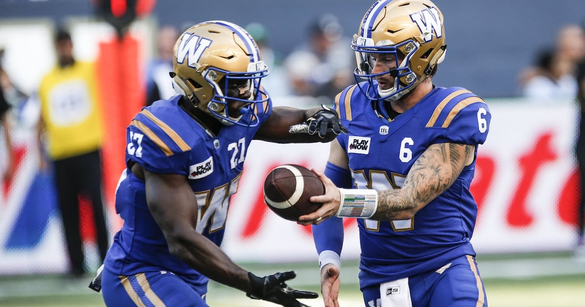 Dru Brown in spotlight as Winnipeg Blue Bombers face Toronto Argonauts on TSN