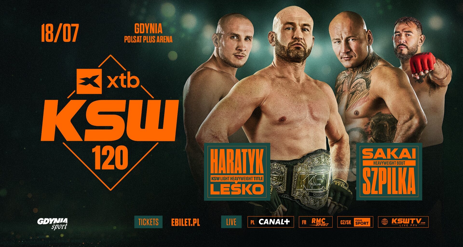 KSW 120 is our regional show of record this week. Come check out regional mma to make some picks, predictions & bet