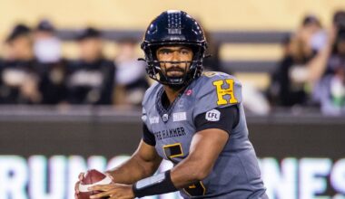 Hamilton Tiger-Cats go with Tre Ford at QB for Week 7 clash against Toronto Argonauts