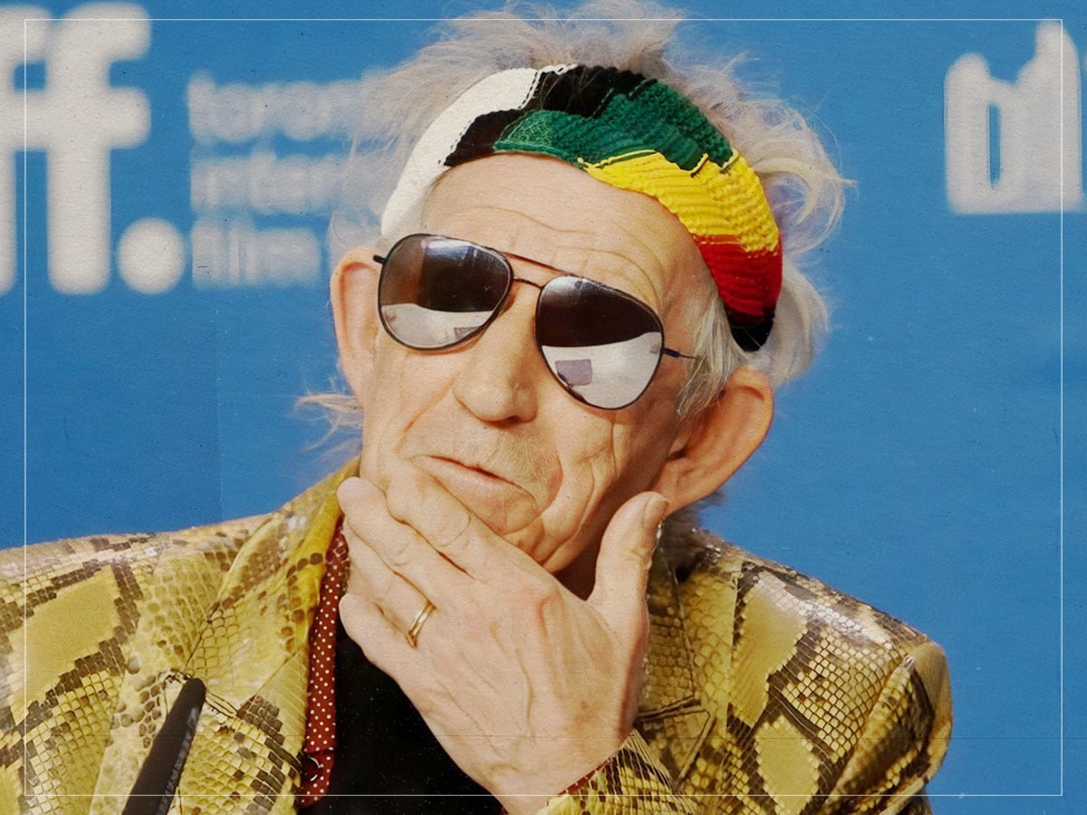 The iconic singer Keith Richards called a "nasty bugger"