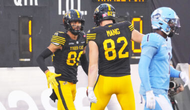 Ticats hold off late Argos push to claim win on Saturday