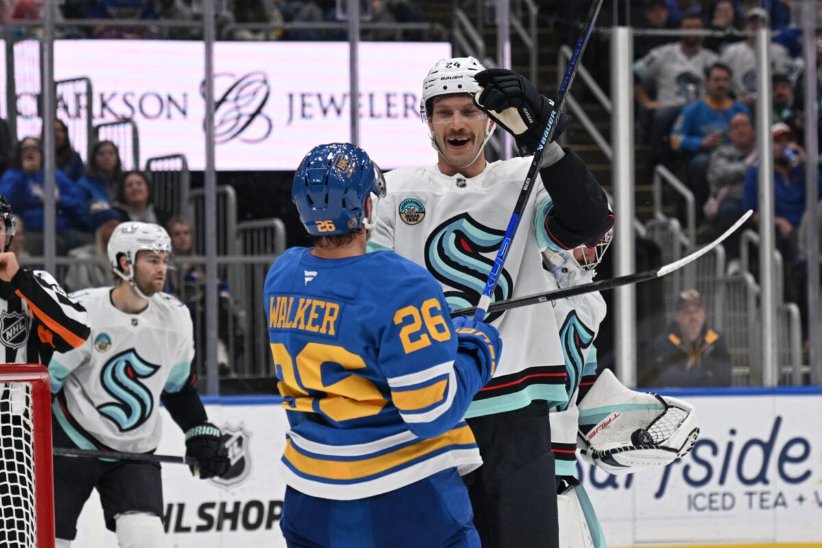 Jamie Oleksiak Seattle Kraken Nathan Walker St. Louis Blues