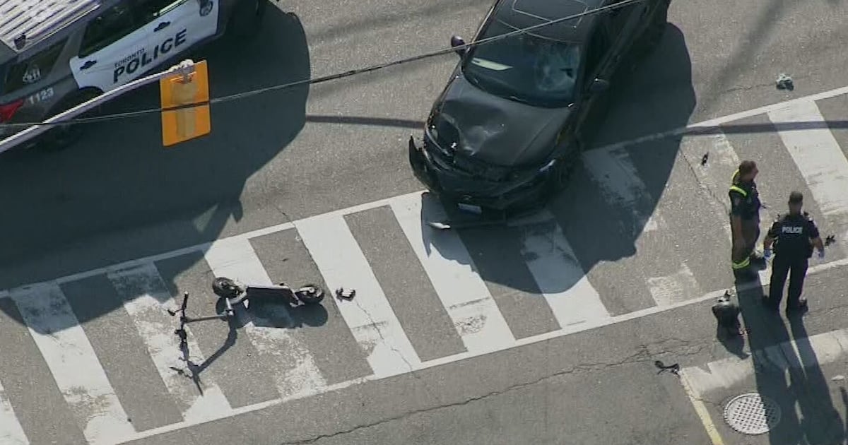 Toronto crash: E-scooter rider struck by vehicle