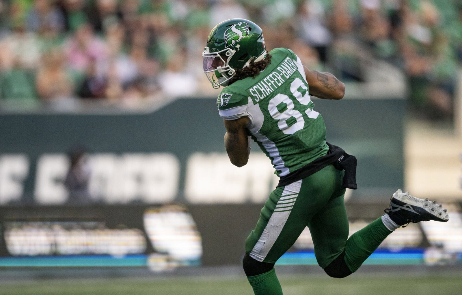Kian Schaffer-Baker on pace to set Saskatchewan Roughriders single-season receiving records