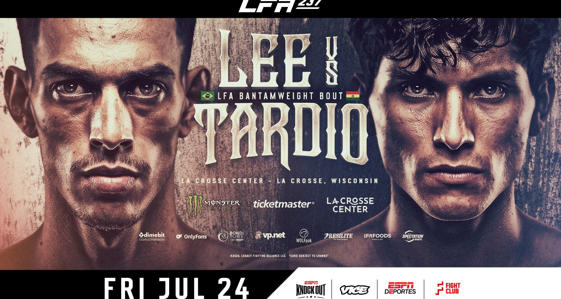 LFA 237 is our regional show of record this week. Come check out regional mma to make some picks, predictions & bet