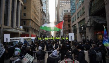 Pro-Palestinian protester facing terror charge was a focal point of past controversy