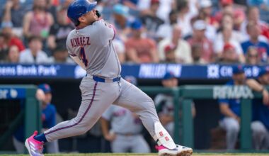 Francisco Alvarez homers twice as New York Mets beat Philadelphia Phillies under smoky sky