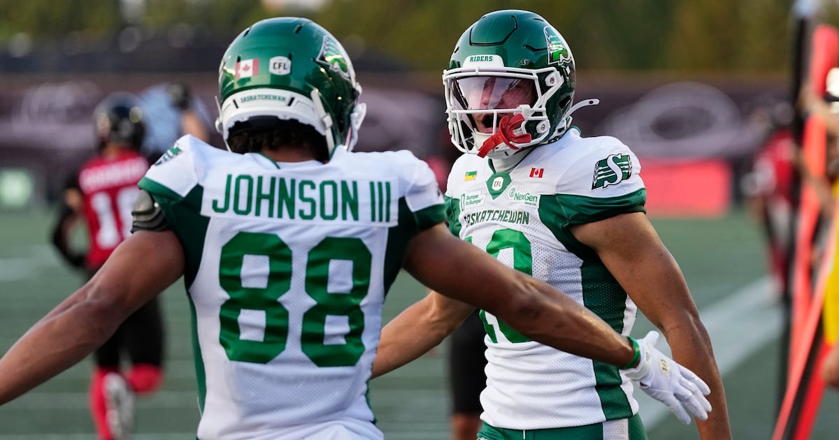 Saskatchewan Roughriders’ defence defuses late Ottawa Redblacks’ drive to hang on to victory