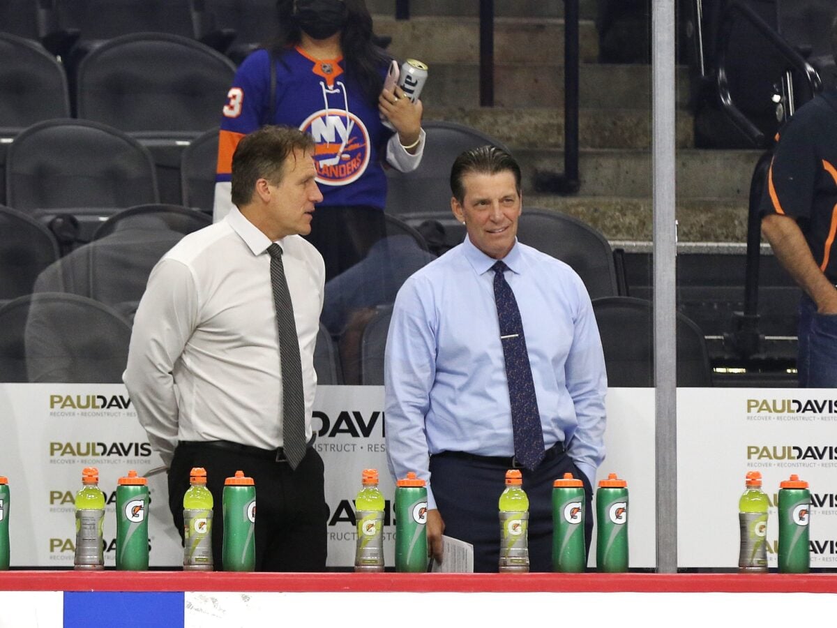 Lane Lambert Jim Hiller New York Islanders
