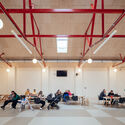 © ©Jim Stephenson LifeLine Community Centre / Assemble - Interior Photography, Stairs, Chair, Table