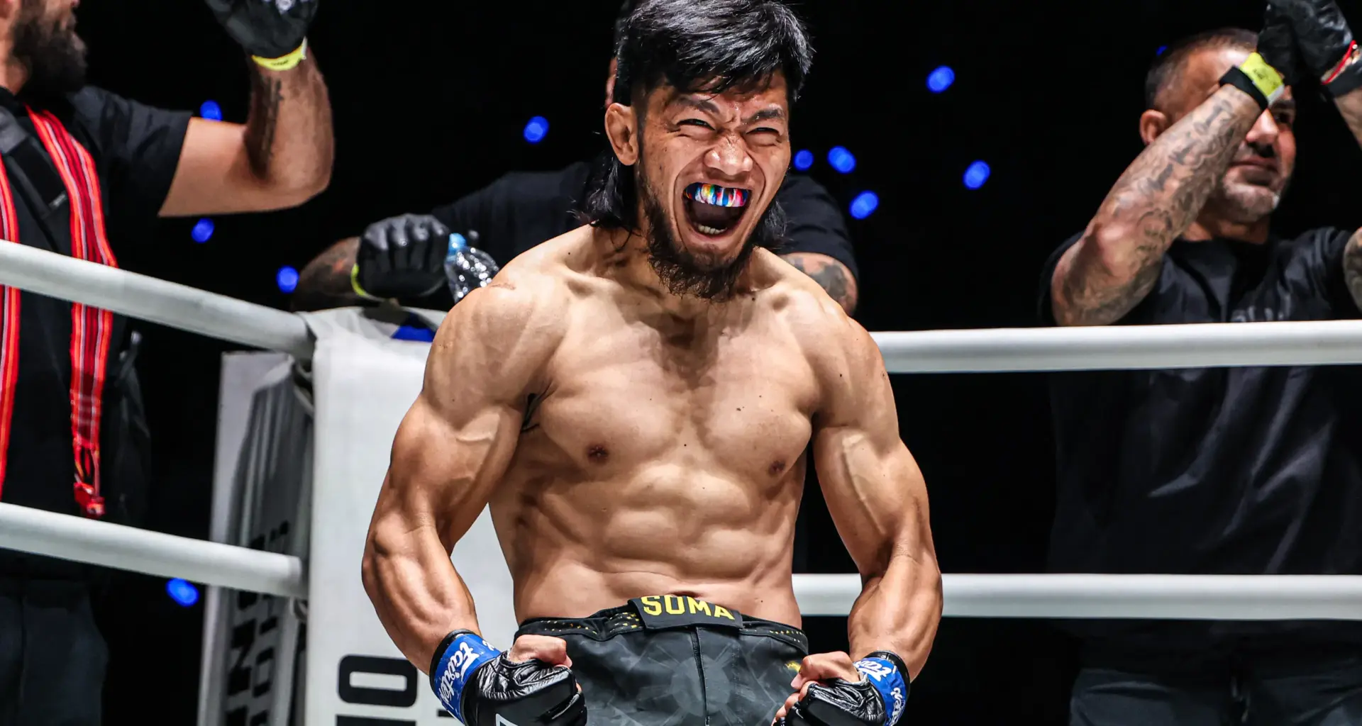 Helena Crevar gets ready for action in the ONE Championship ring