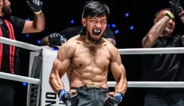 Helena Crevar gets ready for action in the ONE Championship ring