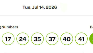 Lotto Max, winning numbers, July 14