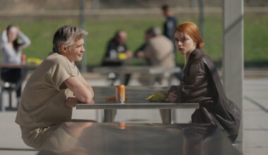 Timothy Olyphant and Anya Taylor-Joy in Lucky
