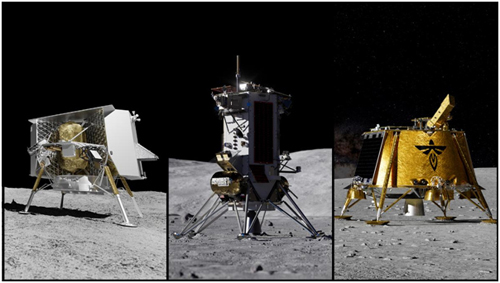 lunar landers, NASA